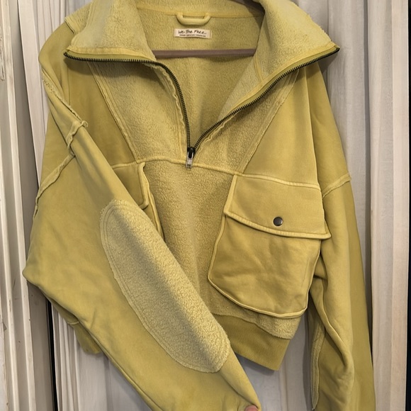 NWT! ✨ Free People Fleece Quarter Zip - Picture 4 of 5